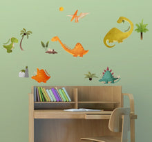 Laden Sie das Bild in den Galerie-Viewer, Wandsticker Wandtattoo Aufkleber Dinosaurier