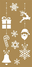 Laden Sie das Bild in den Galerie-Viewer, Wandsticker Wandtattoo Weihnachtsgirlanden