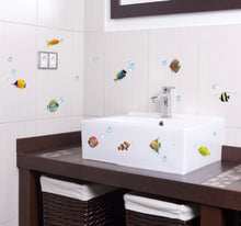 Laden Sie das Bild in den Galerie-Viewer, Aufkleber Sticker Fische 3D-Optik