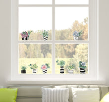 Laden Sie das Bild in den Galerie-Viewer, Fenstersticker Aufkleber Kakteen