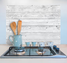 Laden Sie das Bild in den Galerie-Viewer, Klebefolie Spritzschutz Wandschutz Holz-Optik waagerecht