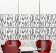 Laden Sie das Bild in den Galerie-Viewer, Sichtschutzfolie Fensterfolie Wellendekor selbstklebend