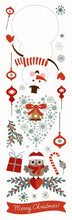 Laden Sie das Bild in den Galerie-Viewer, Fenstersticker Weihnachten Schneemann Eule