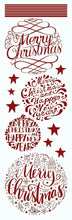 Laden Sie das Bild in den Galerie-Viewer, Fenstersticker Wandsticker Weihnachten Weihnachtskugeln
