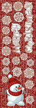 Laden Sie das Bild in den Galerie-Viewer, Fenstersticker Wandsticker Weihnachten Schneemann