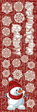 Laden Sie das Bild in den Galerie-Viewer, Wandsticker Fenstersticker Weihnachten Schneemann