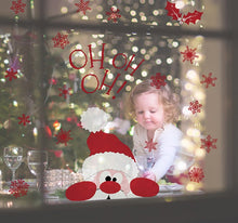 Laden Sie das Bild in den Galerie-Viewer, Wandsticker Fenstersticker Weihnachten Weihnachtsmann