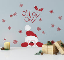 Laden Sie das Bild in den Galerie-Viewer, Wandsticker Fenstersticker Weihnachten Weihnachtsmann