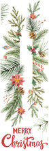 Laden Sie das Bild in den Galerie-Viewer, Fenstersticker Wandsticker Weihnachtsgirlande