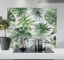 Laden Sie das Bild in den Galerie-Viewer, Klebefolie Spritzschutz Wandschutz Tropische Blätter
