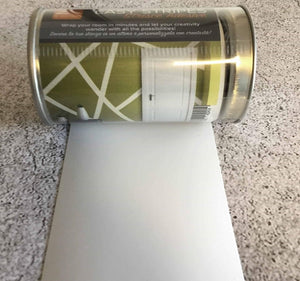 Deko-Klebestreifen 9 cm x 3 m / 3 St / Farbe Weiß