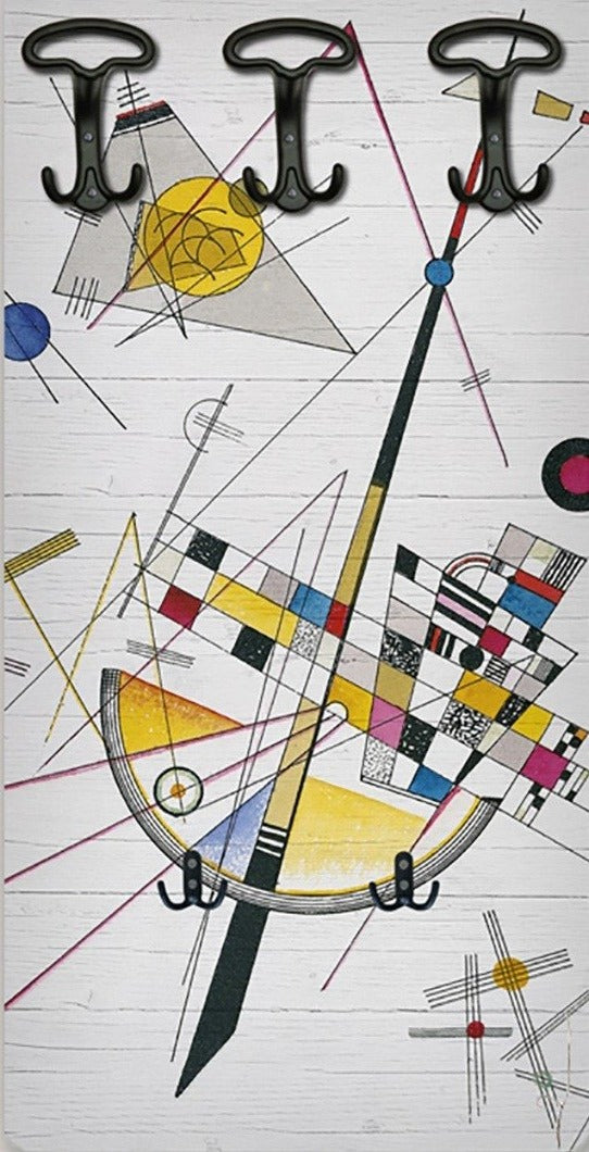Wandgarderobe Garderobenpaneel  Kandinsky Style