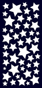 Wandsticker Leuchtsticker Sterne