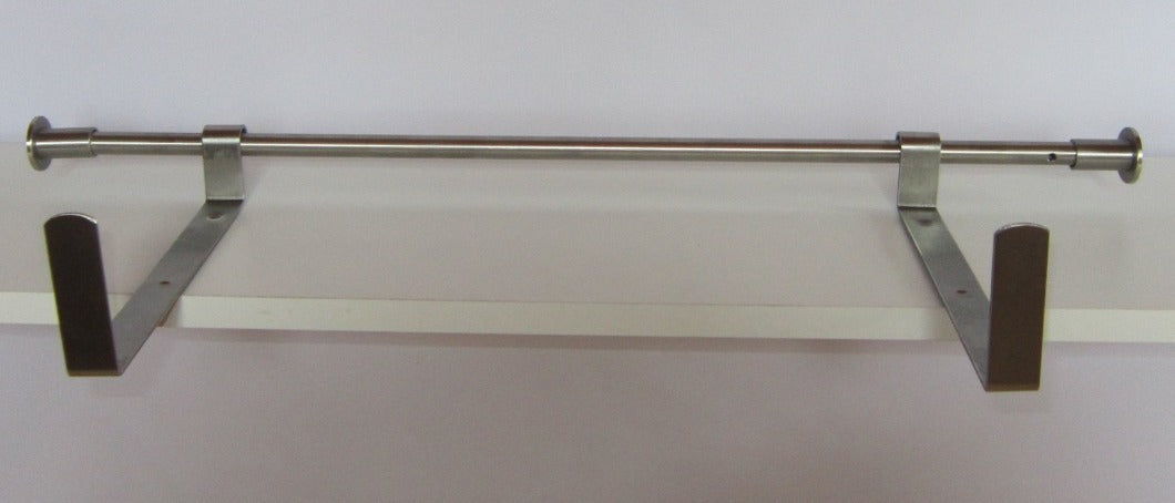 Blumenkastenhalterung mit Haltebügel f. Fensterbänke Edelstahl ohne Bohren